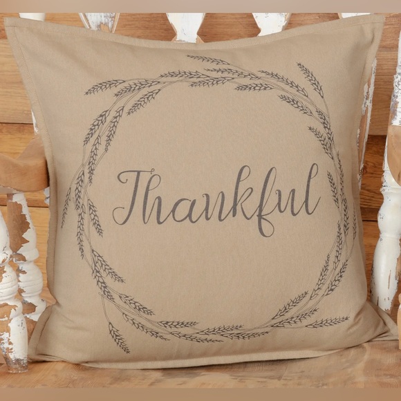 Farmhouse Linen Throw Pillow Covers - Set of 2 - Picture 1 of 4